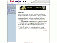 Tablet Screenshot of fmproject.cz